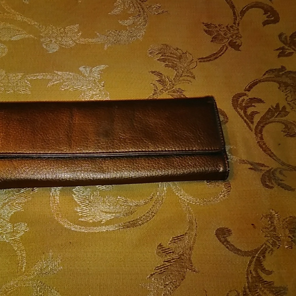 Brown Copper Multi function Wallet
